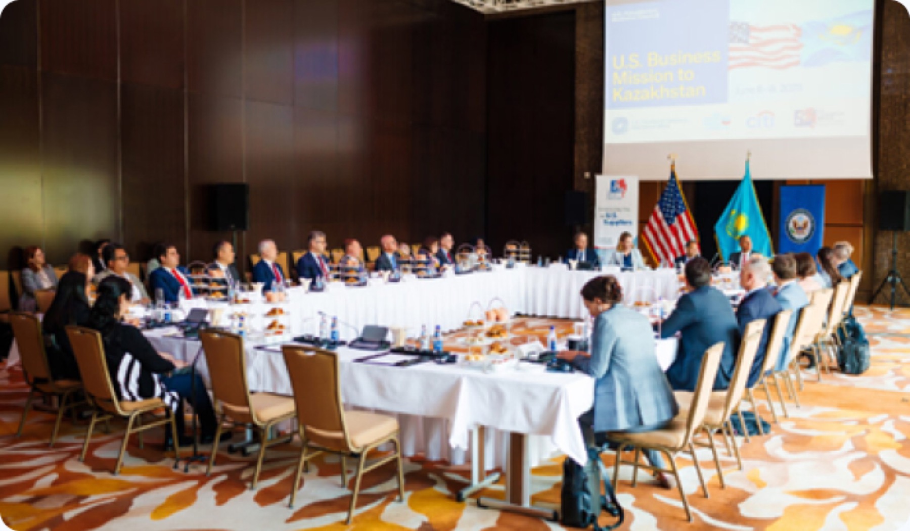 A government meeting attended by AmCham Kazakhstan